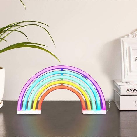 Enseignes lumineuses LED arc-en-ciel de Noël (1/5)