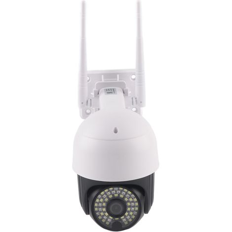 Caméra IP WiFi extérieure 2 pouces, 1080p HD, détection de mouvement, audio bidirectionnel, vision nocturne, étanche, pour système de sécurité domestique, prise UE 110-240 V (1/5)