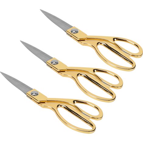 Paar Nähscheren aus Edelstahl (3-teilig), ergonomisches Design, leicht und tragbar, ideal für Stoffe (1/5)