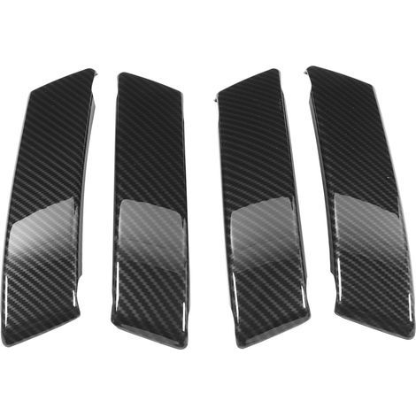 AKLOSIPY 4Pcs Trime De Poignée De Porte Intérieure En Fibre De Carbone Brillant Pour Sport 2020 Design Élégant Finition Haute Précision Compatible Modèle Spécifique (1/5)