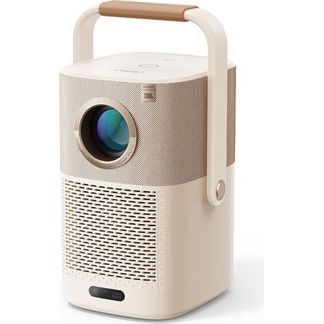Projecteur multimédia sans fil LCD Full HD 1080p avec haut-parleurs JBL WiFi BT T2 Plus - Beige (1/5)