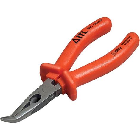 ITL Insulated Bent Nose Pliers 150mm – Certified Insulated Hand Tool for Electrical and Precision Work (1/3)
