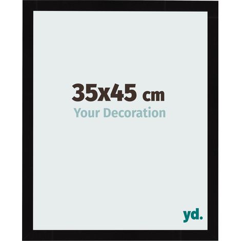 yd. - Cadre photo 35x45 - Noir Brillant - MDF - Bologna (1/5)
