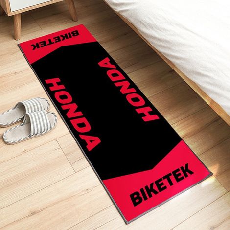 Tapis d'exposition pour moto 60 x 200 cm, antidérapant, idéal pour les passionnés de moto. Tapis décoratif, résistant aux taches et facile à nettoyer