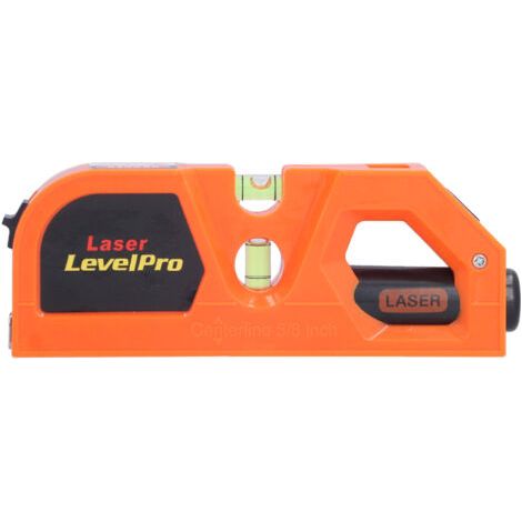 Herramienta láser multifuncional para líneas, nivel vertical, nivel horizontal, paquete de 2, línea de haz cruzado infrarrojo (1/5)