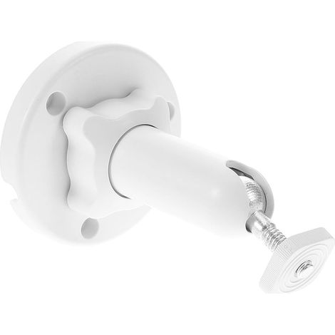 Support De Panneau Solaire en ABS Léger Robuste 360° Réglable Fixation Murale Et Plafond pour Caméra De Sécurité Adapté À Surveillance en Intérieur Et Extérieur (1/5)