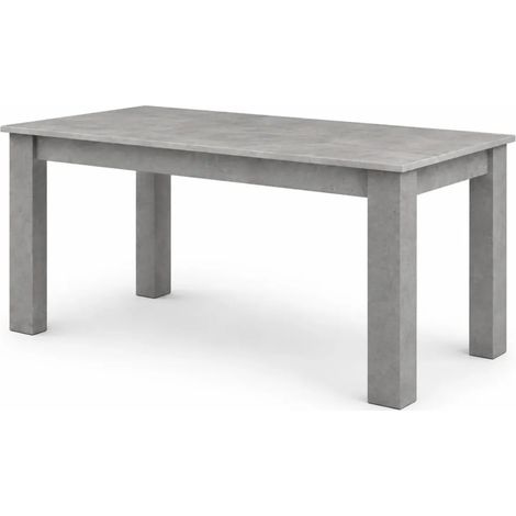Tavolo Rettangolare Allungabile da Pranzo 160-210 in Melaminico Grigio (1/4)