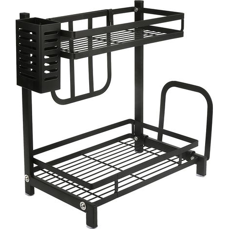 Gewürzregal Küchenregal,Küchenarbeitsplatte Organizer Gewürz-Ständer 342141.7cm,2 Ebenen (1/5)