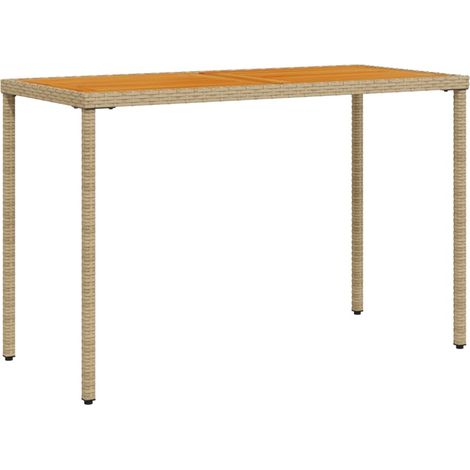 Maison Exclusive - Gartentisch mit Akazienholz-Platte 115x54x74 c