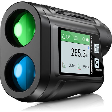 Decdeal – Télémètre laser 600m/800m – Écran tactile LCD 6X – Fonction de pente avec haut-parleur – Rechargeable USB – Compact et léger