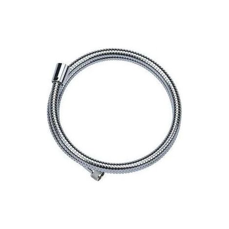 Flexible laiton double agrafage 1m25 1 écrou conique 15x21, 1 écrou moleté 15x21.