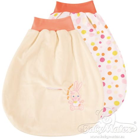 Sono best friend doppelseitiger Halbschlafsack, ecru, gepunktet