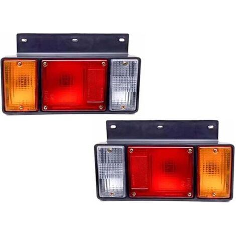 Feux arrière Feu Arrière De Voiture Et Camion, Clignotant, Feu De Stop, Pour Isuzu Pour NPR Pour ELF Pour NPR Pour NKR Pour NHR Pour NLR 1987-2022 Feux arrières auto ( Couleur : Gauche et droite )