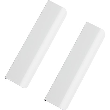 Lot de 2 poignées tiroir invisibles pour meubles blancs (1/5)