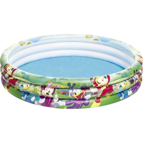 Piscine gonflable Mickey et ses amis 122 x 25 cm Bestway 91007 (1/5)