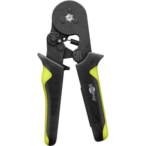 Pince à sertir hexagonale pour embouts de câble 0,25-10 mm², HSC8 6-6A, AWG23-10, outil de sertissage pour manchons de câble isolés et non isolés - 80218 (1/5)