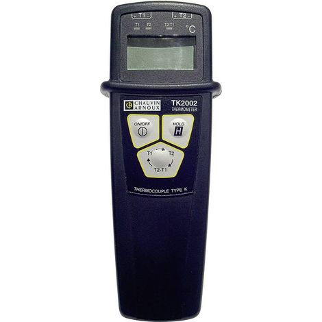 Thermomètre numérique Chauvin Arnoux TK 2002, 2 voies de mesure pour K ( Prix pour 1 ) (1/4)