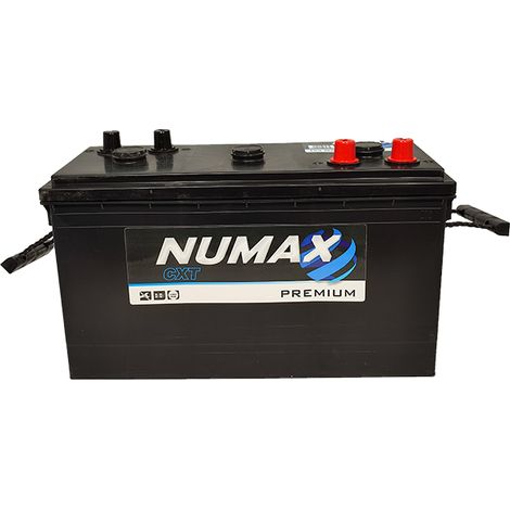 Numax – Batterie de démarrage 6V 198Ah – Courant de démarrage 1040A – Technologie classique CA/CA – Dimensions 395x170x230mm