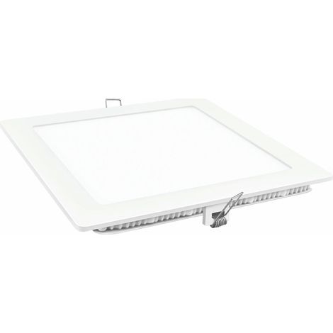Downlight led cuadrado blanco matel 18w 6400K (1/3)