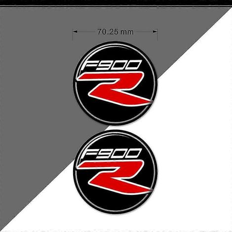 Autocollants 3D pour moto BMW F900R (rouge) - Modèles 2019 et 2020 : protection de réservoir en forme d'arête de poisson. (1/5)