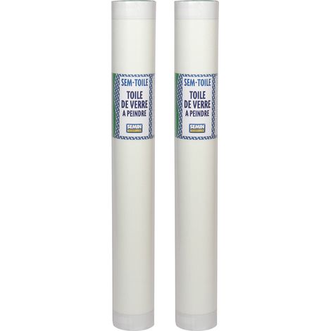 Toile de Verre Semin, Motif Plafond, rouleau 50 x 1 m, Lot de 2 (1/5)