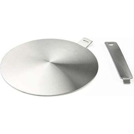 【Φ240420MM】Adaptateur à induction, disque convertisseur pour plaque de cuisson à induction, plaque de diffusion de chaleur avec poignée et base séparables (1/5)