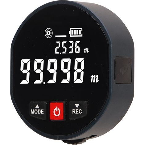 Télémètre à rouleau portatif de haute précision, télémètre électronique, jauge de mesure de distance 0‑99,999 m (1/5)