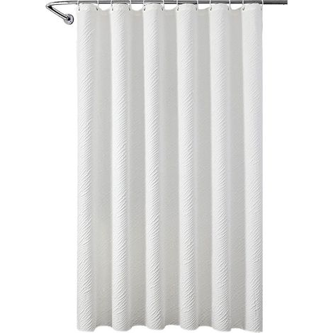 Cortina De Ducha - Impermeable - 90 X 180 Cm - Con 12 Ganchos - Para Bañera Y Duchas Estándar (1/5)