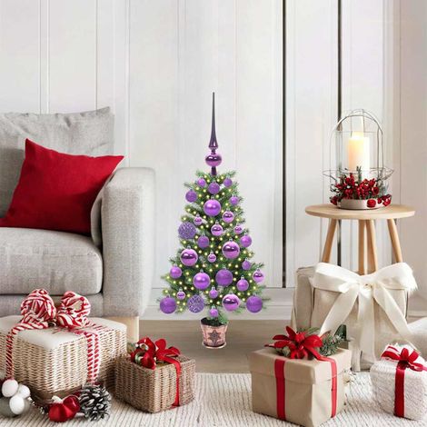 Weihnachtsbaum mit 150 LEDs mit Ständer Grün 65 cm PE (1/5)
