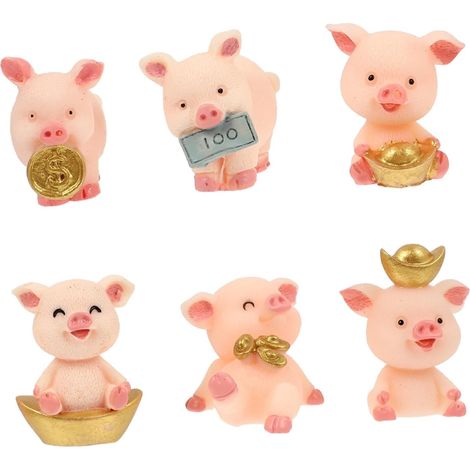 Teiliges Schweinefiguren Dekoaccessoires für Zuhause oder