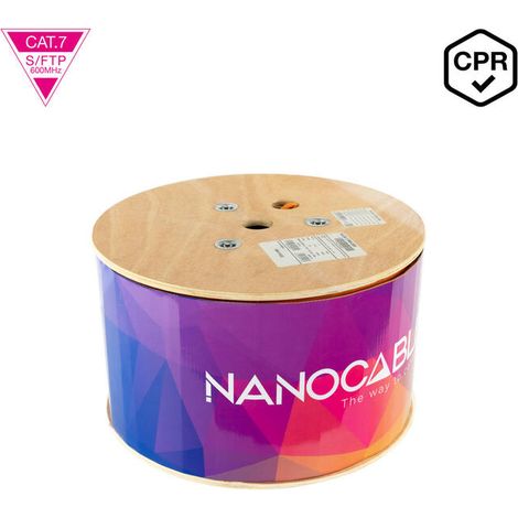 Nanocable Cable Red CAT7 CPR LSZH AWG23 305M (1/4)