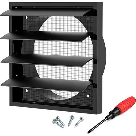 Ventilation Grille 150 mm Rectangular Mosquito Net (1/5)