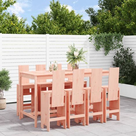 9-tlg. Gartenbar-Set Massivholz Douglasie (1/5)