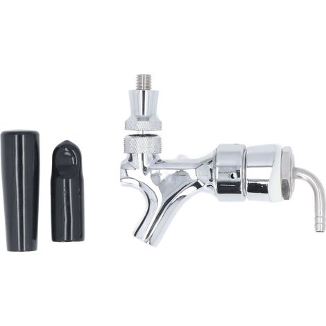 Robinet de tireuse à bière en acier inoxydable, robinet simple pour bar de cuisine. (1/4)
