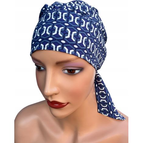 Pañuelo de mujer Tess x-20 de viscosa, turbante de primavera, también para después de la quimioterapia. (1/5)