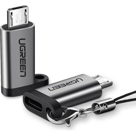 Adattatore da USB-C a Micro USB ugreen US282 (grigio) (1/5)