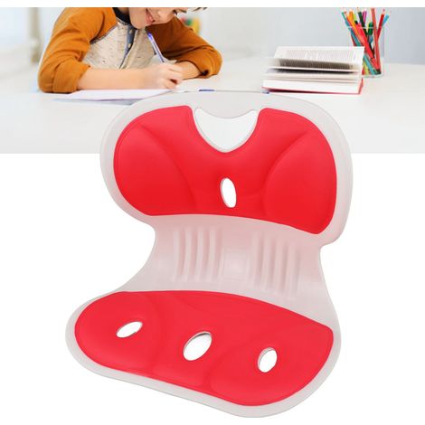 Großes rotes ergonomisches Haltungskorrekturkissen für Schüler, blütenförmige Memory-Schaum-Matratze (1/5)