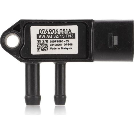 Sensor de presión diferencial DPF de 3 pines, repuesto 076906051A, compatible con Audi A3, A4, A6, S4 y S6. (1/4)