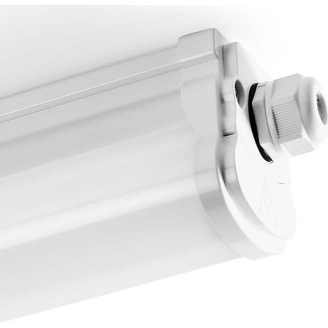 Nedis Barra de luz LED blanca 125,5 cm impermeable IP65