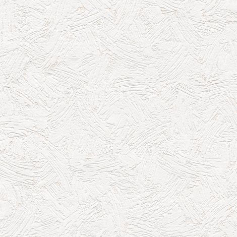 A.S. Creations – Papier peint uni texturé blanc – Effet vinyle – Pour couloir et entrée – Haute qualité – Collection Simply White
