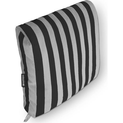 Cojín para Palets Toldotex Negro Respaldo 65x45x20 Rayas Negro
