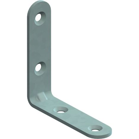 Equerre de chaise bouts ronds inox 30 x 30 x 15 mm - MONIN