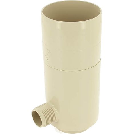 Nicoll – Récupérateur des eaux pluviales Ø80 – Piquage en PVC traité anti-UV – Sortie 26x34 – Rendement supérieur à 90% pour écoulement 1m3/h