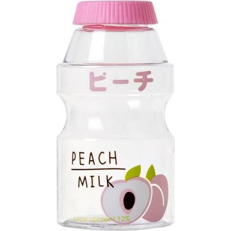 1 Bouteille d'eau,480ml,Kawaii,Rose,Étanche,PC PP Silicone,Enfant Camping École (1/3)