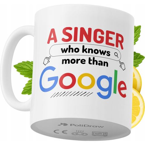 Mug humoristique pour chanteur/chanteuse, avec un texte amusant et un design graphique original. Idéal pour les anniversaires, les fêtes et les occasions spéciales. Mug premium pour la maison, le bure (1/5)