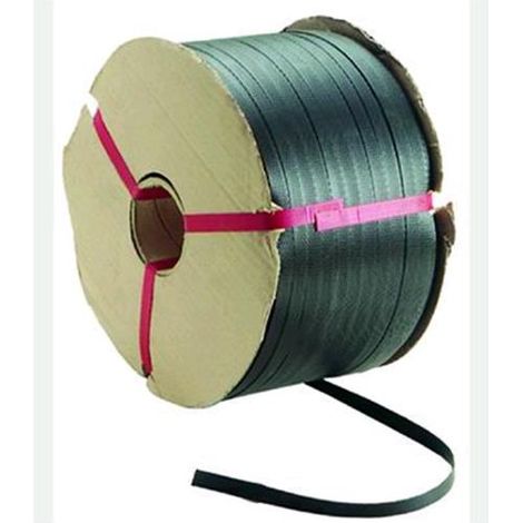 Reggetta Plastica Nera Rot.Dia.60 Mt. 900 Mm. 15X0,5 Conf.4Pz