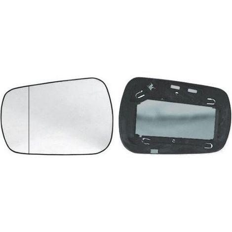 Verre de rétroviseur gauche asphérique Ford Fiesta MK5 phase 1 2002-2005