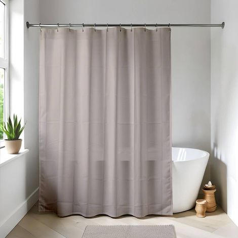 Rideau de douche peva 180x200cm - taupe - Tendance (1/2)