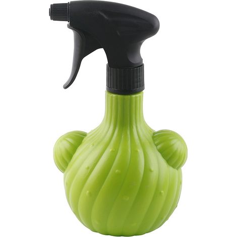 Pulverizador para plantas de interior con bonito diseño de cactus, 500 ml, de plástico resistente, para jardinería de interior y exterior, con pulverizador de niebla fina. (1/5)