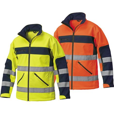 Chaqueta de alta visibilidad Siggi Softshell 25GB0399 - XXXL - Naranja